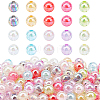 Electroplate Crackle Glass Beads CCG-PH0003-14B-2