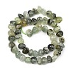 Natural Prehnite Beads Strands G-P617-B01-01-3