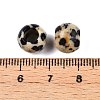 Natural Dalmatian Jasper European Beads G-T092-10mm-28-3