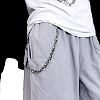 ARRICRAFT 2Pcs 2 Style Zinc Alloy Skull Link Chain Waist Belt AJEW-AR0001-75-3