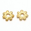 Light Gold Plated Alloy Flower Daisy Spacer Beads PALLOY-E385-04KCG-2