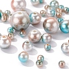 497Pcs 5 Style Rainbow ABS Plastic Imitation Pearl Beads OACR-YW0001-09A-7