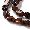 Natural Mahogany Obsidian Beads Strands G-P497-01C-05-4