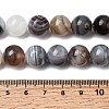 Natural Botswana Agate Beads Strands G-H334-A01-04-5