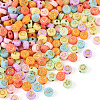 Cheriswelry 1000Pcs 4 Style Opaque Acrylic Beads MACR-CW0001-07-12