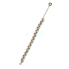 Christmas Glass & Glass Seed Beaded Bracelets for Women BJEW-MZ00228-3