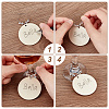 Blank Wood Wine Glass Charms AJEW-AB00046-4