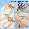 520Pcs Brass Rhinestone Spacer Beads RB-PA0001-07B-5