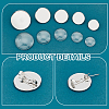 Unicraftale DIY Blank Dome 304 Stainless Steel Brooch Making Kit DIY-UN0056-16-5