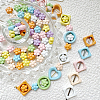 32Pcs 8 Colors Baking Paint Alloy Bead Frame FIND-SP0004-50B-6