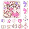 48Pcs 12 Styles Alloy Enamel Pendants FIND-FS0004-81-1