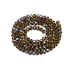 Electroplate Glass Beads Strands EGLA-A044-T4mm-L16-3