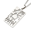 Non-Tarnish 304 Stainless Steel Pendant Necklaces LS-NJEW-L118-02P-01-1