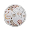 Eid Mubarak Wood Round Moon Star Serving Tray PW-WG57899-01-1