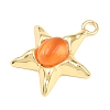 Dyed & Heated Natural Carnelian Pendants GG-G001-01G-10-2