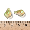 AB Color Plated Electroplate Glass Pendants EGLA-O003-06C-14-3