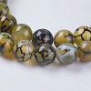 Natural Dragon Veins Agate Beads Strands G-G515-8mm-02A-3