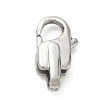 304 Stainless Steel Lobster Claw Clasps STAS-C148-03A-P-1