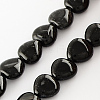 Dyed Natural Black Onyx Beads Strands G-R190-10-1