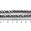 Electroplate Glass Bead Strands LS-EGLA-R042-6mm-06-3