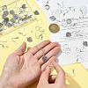 DIY Heart Dangle Earring Making Kits DIY-FS0009-18-8
