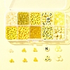 DIY Flat Round & Heart Acrylic & Glass Seed Beads Jewelry Making Findings Kits DIY-FS0006-43B-6