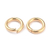 Rack Plating Brass Jump Rings KK-O139-18B-G-2