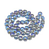 Electroplate Glass Beads Strands EGLA-S162-M-2