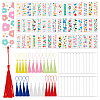DIY Mixed Pattern Plastic Bookmarks Making Kits DIY-PH0030-21-1