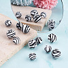 20Pcs 2 Colors Silicone Beads SIL-TA0001-07C-9