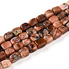 Natural Brecciated Jasper Beads Strands G-T141-30-4