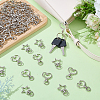 160 Sets 2 Styles Alloy Swivel Clasps FIND-GO0004-32-4