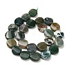 Natural Moss Agate Beads Strands G-NH0028-03-4