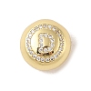 Rack Plating Brass & Cubic Zirconia Pendants KK-Z047-07G-D-RS-1