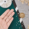 Brass & Iron Crimp Beads and Crimp Bead Covers Set KK-PH0003-99-3