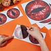 4 Pairs 2 Styles Eye PVC Headlight Car Sticker AJEW-HY0002-38D-3