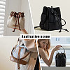 WADORN® 2 Sets 2 Colors PU Imitation Leather Bag Drawstring Cord & Cord Slider Sets DIY-WR0002-09-5