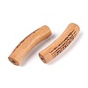 Natural Bocote Wood Beads WOOD-N021-09A-2