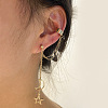 1 Pcs Alloy Star Cuff Earrings for Women WG0D93E-34-1