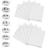 Olycraft 7 Rolls 7 Styles Paper Self-Adhesive Clothing Size Labels Sticker Rolls DIY-OC0004-34-1