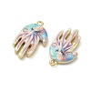 Printed Brass Pendants KK-CBA84C5-13G-03-2