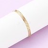 304 Stainless Steel Flat Snake Chain Bracelets BJEW-C134-01B-G-1