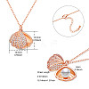 SHEGRACE Brass Pendant Necklaces JN973A-5