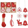 Christmas Theme Wooden Pendants Decorations DIY-TA0001-38-2