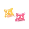 UV Plating Acrylic Beads X-OACR-M013-04-2