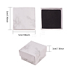 Paper Cardboard Jewelry Ring Boxes LS-X3-CBOX-E012-05A-2