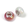 Opaque Resin European Beads RESI-C059-01D-2