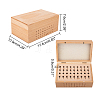 Wooden Leather Stamp Tools OBOX-WH0001-01-7