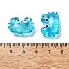 Transparent Glass Enamel Beads LAMP-V001-08C-3