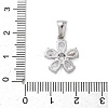 316 Surgical Stainless Steel Rhinestone Pendants STAS-P412-09P-3